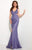Studio 17 - 12604 Sparkling Laser Sequined Cutout Trumpet Gown