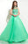 Studio 17 - 12607 Crystal Crusted High Illusion Chiffon A-Line Gown