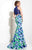 Studio 17 - Attractive Two Piece Print Dress 12620 in Blue