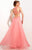 Studio 17 - 12626 Elegant Laced V-Neck Chiffon A-Line Dress