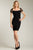 Jessica Simpson - Square Neck Sheath Dress JS2A3809 in Black