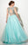 Studio 17 - Two-Piece Bejeweled Sleeveless Ball Gown 12639 in Blue