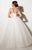 Studio 17 - Rhinestone Embellished Halter Top Ball Gown 12640 in White