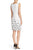 Adrianna Papell - 41931450 Sequin Bateau Sheath Dress in White