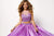 Studio 17 - 12657 Two-Piece Adorned Illusion Jewel Ballgown In Purple