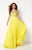 Studio 17 - 12659 Jeweled Sweetheart Bodice Chiffon A-Line Gown In Yellow