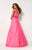 Studio 17 - 12660 Rhinestone Accented Sweetheart A-line Dress In Pink