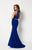 Studio 17 - 12663 Two Piece Beaded Lace Jersey Dress In Blue