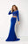 Studio 17 - 12665 Two-Piece Jewel Ornate Long Sleeve Gown In Blue