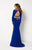 Studio 17 - 12665 Two-Piece Jewel Ornate Long Sleeve Gown In Blue
