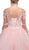 Dancing Queen - 1266 Embellished Lace Fantasy Ballgown In Pink