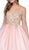 Dancing Queen - 1269 Gold Applique Sweetheart Quinceanera Ballgown