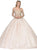 Dancing Queen - 1269 Gold Applique Sweetheart Quinceanera Ballgown