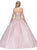 Dancing Queen - 1269 Gold Applique Sweetheart Quinceanera Ballgown