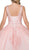 Dancing Queen - 1271 Beaded Off-Shoulder Quinceanera Gown in Pink