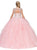 Dancing Queen - 1272 Beaded Sweetheart Ruffled Quinceanera Gown in Pink