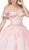 Dancing Queen - 1275 Tiered Scallop-Trimmed Quinceanera Ballgown