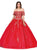 Dancing Queen - 1275 Tiered Scallop-Trimmed Quinceanera Ballgown