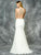 Colors Dress - 1637 Sleeveless Beaded Long Dress with Slit in White