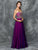 Colors Dress - 1646 Bejeweled Sweetheart A-Line Dress in Purple and Pink