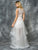 Colors Dress - 1652 Cap Sleeve High Low Evening Dress in White