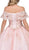 Dancing Queen - 1275 Tiered Scallop-Trimmed Quinceanera Ballgown