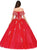 Dancing Queen - 1275 Tiered Scallop-Trimmed Quinceanera Ballgown