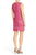 Adrianna Papell - Floral Lace and Mesh Short Dress 13262250 in Pink