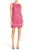 Adrianna Papell - Floral Lace and Mesh Short Dress 13262250 in Pink