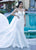 Ashley Lauren - 1279 Mermaid Evening Dress with Cape in White