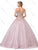 Dancing Queen - 1280 Beaded Appliques Quinceanera Dress In Pink