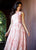 Ashley Lauren - 1283 A-Line Brocade Evening Dress in Pink