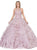 Dancing Queen - 1285 Embellished Halter Ruffled Quinceanera Ballgown In Pink