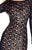 Ashley Lauren - 1285 Long Sleeves Sequined Evening Dress in Black