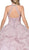 Dancing Queen - 1285 Embellished Halter Ruffled Quinceanera Ballgown In Pink
