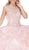 Dancing Queen - 1288 Bedazzled Bateau Ruffled Quinceanera Ballgown In Pink