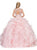 Dancing Queen - 1288 Bedazzled Bateau Ruffled Quinceanera Ballgown In Pink