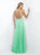Intrigue - Sparkling Embellishment Illusion  Dress  128 in Green