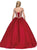 Dancing Queen - Appliqued Off-Shoulder Evening Gown 1291 In Red