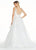Ashley Lauren - 1292 Beaded Silk Organza Evening Dress in White