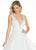 Ashley Lauren - 1292 Beaded Silk Organza Evening Dress in White