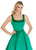 Ashley Lauren - 1294 Pleated Satin Ball Gown in Green