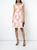 Aidan Mattox - MD1E202430 Embellished Bateau Jacquard A-line Dress In Orange