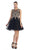 May Queen - Sleeveless Ornate Lace Illusion Cocktail Dress