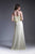 Cinderella Divine - 13010 Straight Across Chiffon A-Line Evening Dress In Yellow