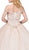 Dancing Queen - 1304 Crystal Beaded Off-Shoulder Quinceanera Ballgown