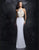 Long Prom Dress with Lace Bodice 1304