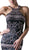 Cinderella Divine - 13118 Beaded High Halter Satin Mermaid Gown In Black and Pink