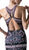 Cinderella Divine - 13118 Beaded High Halter Satin Mermaid Gown In Black and Pink