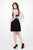 Primavera Couture - Embellished Halter Two-Piece Dress 1315 in Black